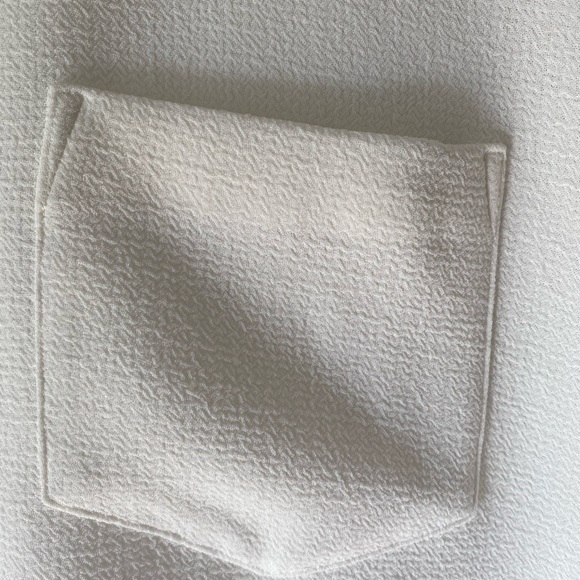 Madewell Button Back Shirt In Textured Crepe Size Large - Picture 6 of 7